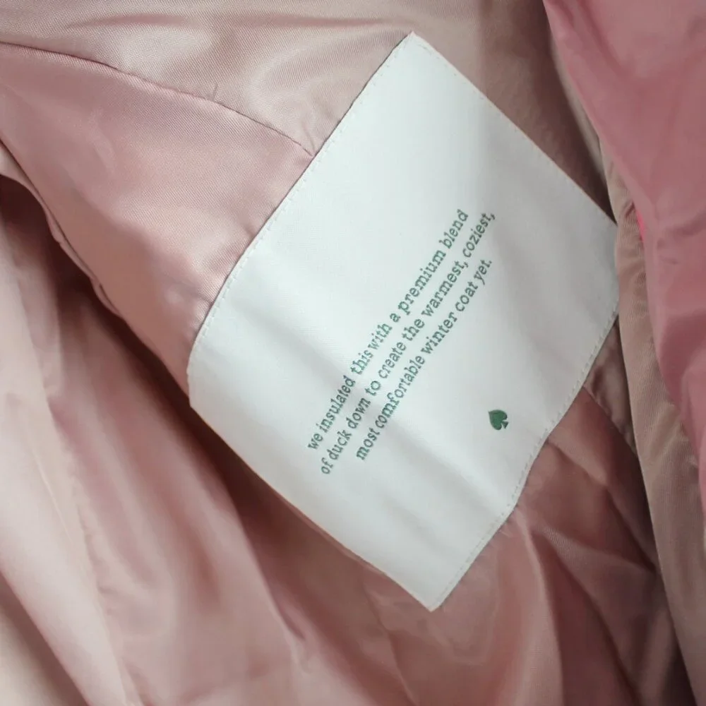 NWT Kate Spade Fitted Hooded Winter Down Coat, XL